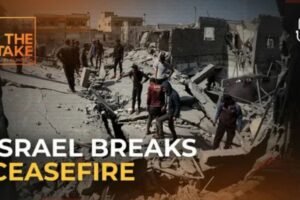 israel breaks ceasefire